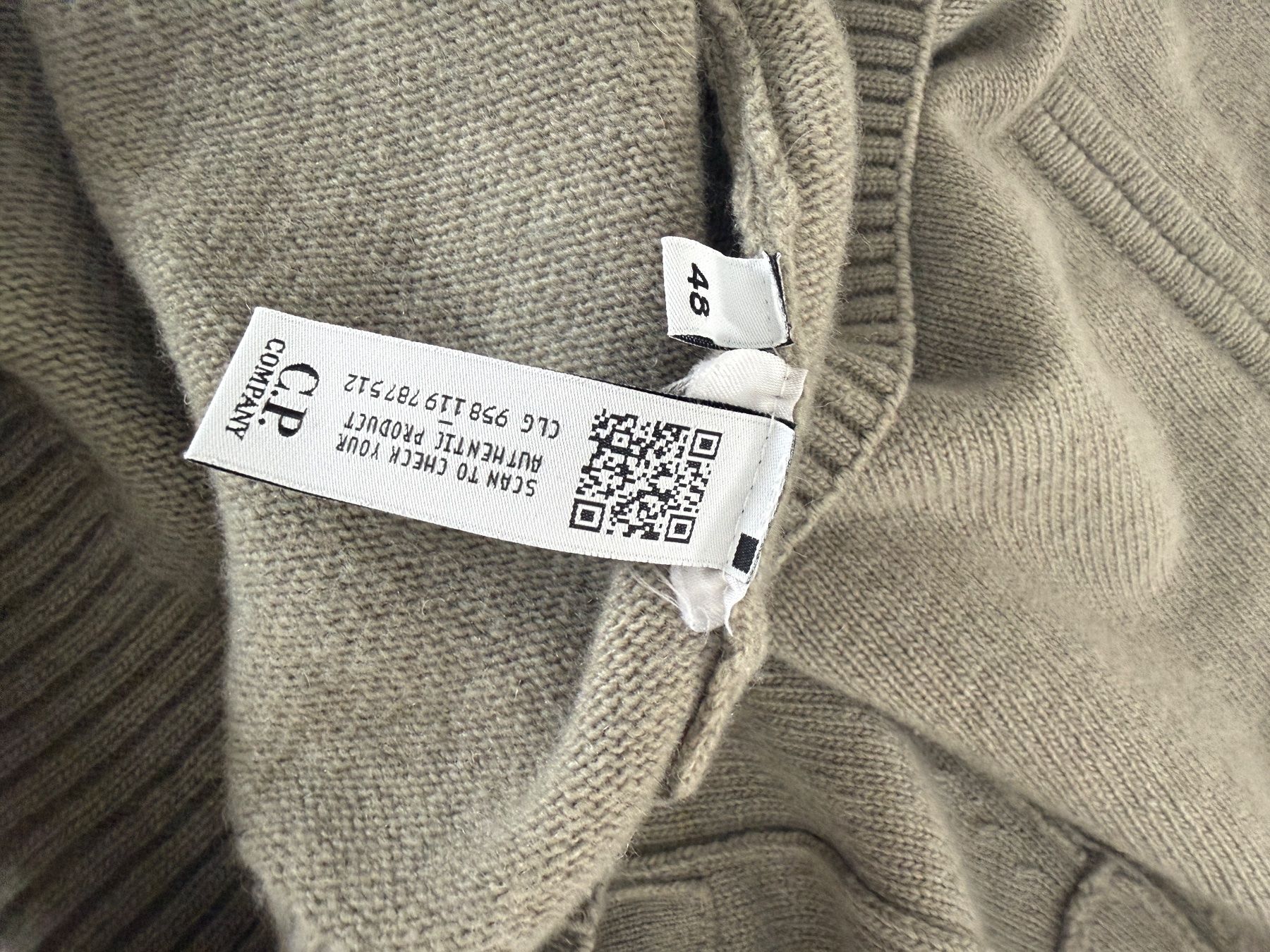 CP Company Maglioni & Felpe: C.P. Company – Lambswool Half Zip Pullover –Size 48 – Usato da Widen venduto da Elio.m 2