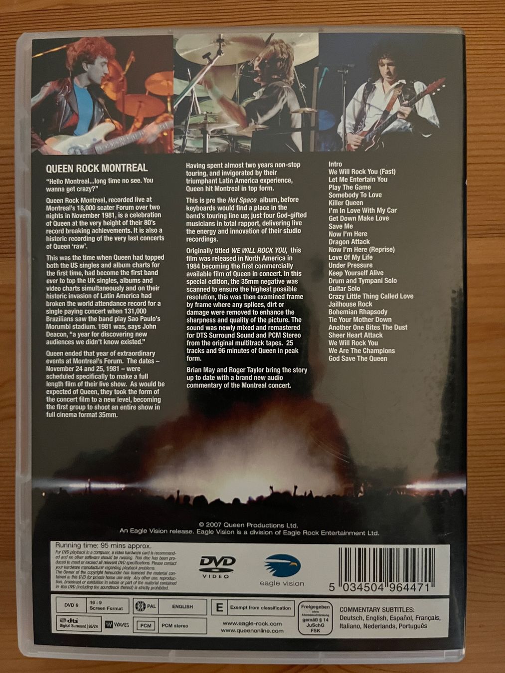 Tutti i DVDs: QUEEN - ROCK MONTREAL – Usato da Lausanne venduto da sbar224 1