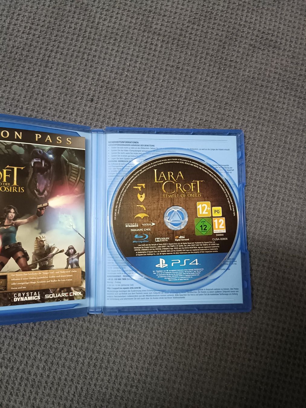 Sony Spiele: Lara Croft Temple des Osiris für Playstation 4 – Gebraucht aus Gipf-Oberfrick von Konsolen_Colin 1