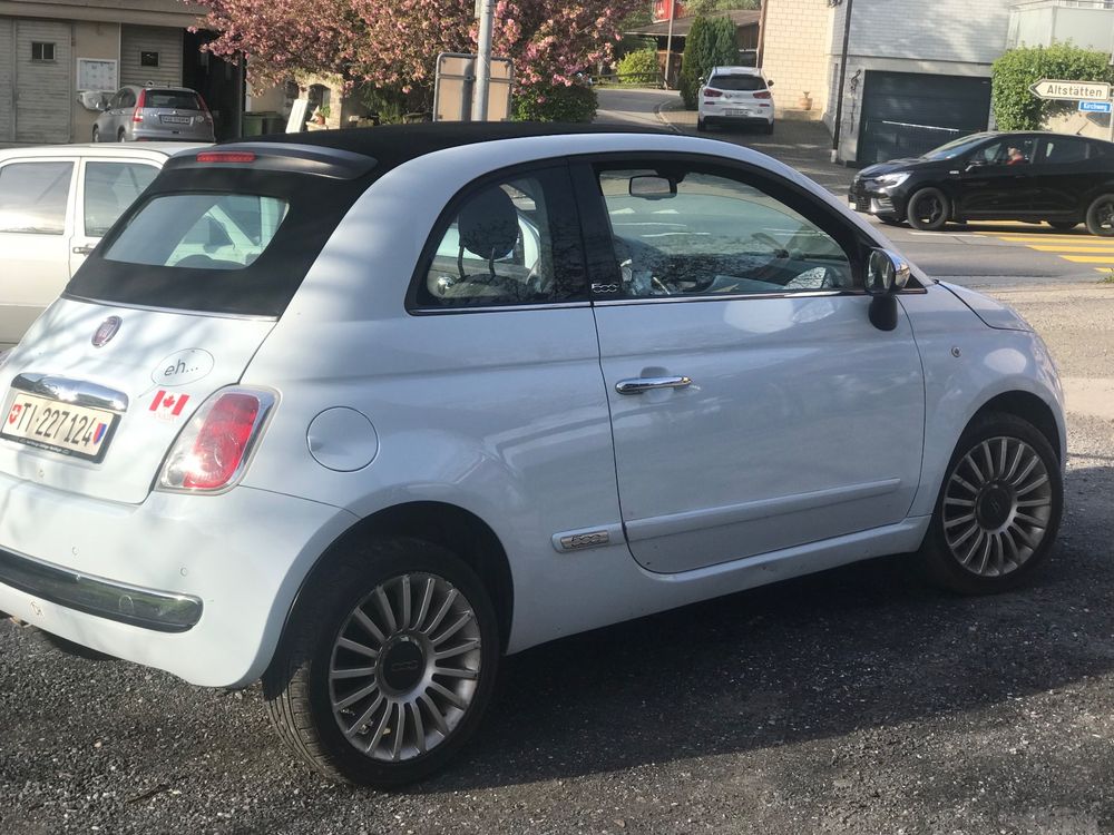 Fiat 500 Cabriolet Iceblau 1.2 ab MFK