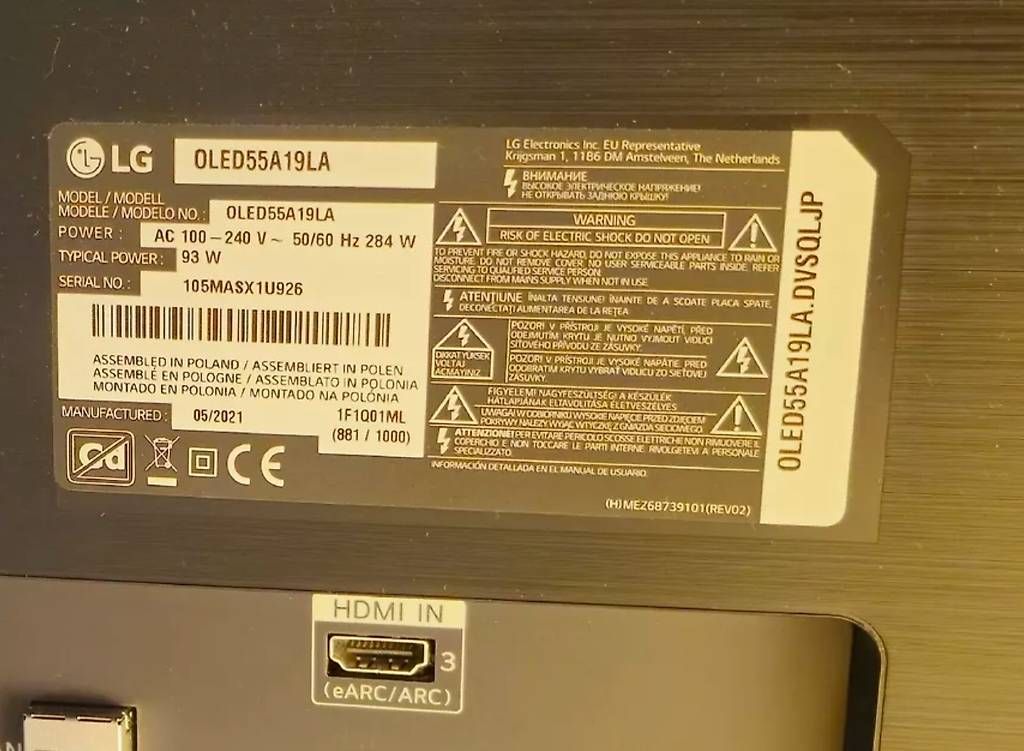 Televisori: TV LG OLED 55" (OLED55A1) – Usato da Neuchâtel venduto da ray_69zr 3