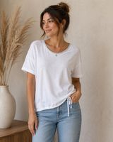 Elegantes feinstrick Bluse/T-shirt, Grösse L