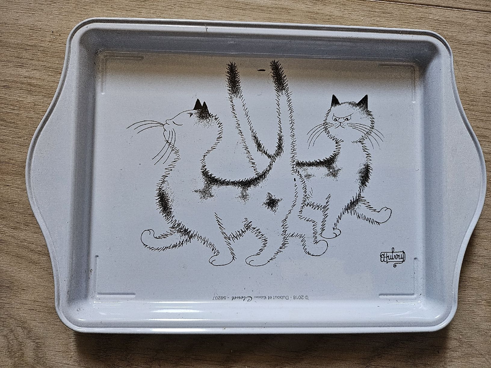 Pareti & Soffitti: Plateau vintage "La Chatte", Editions Clouet – Usato da La Joux FR venduto da car_ck96