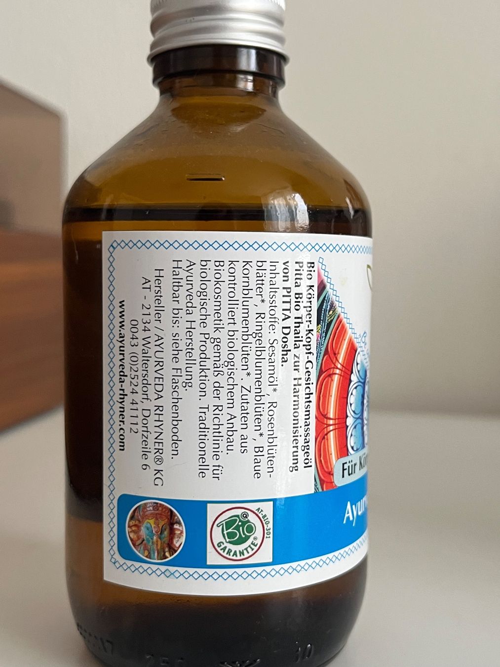 Altro per la cura del corpo: Ayurveda Rhyner Pitta Bio Massagöl – Usato da Aarau venduto da M218 1