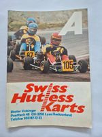 Swiss Hutless Karts Katalog Prospekt  1978