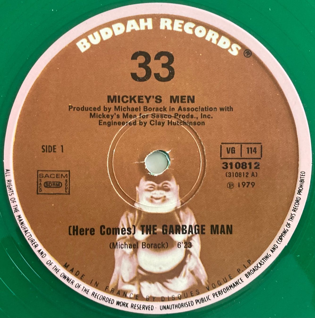 Dischi in vinile: MICKEY'S MEN - (HERES COMES) THE GARBAGE MAN – Usato da Poliez-Pittet venduto da Newtown-Records 3