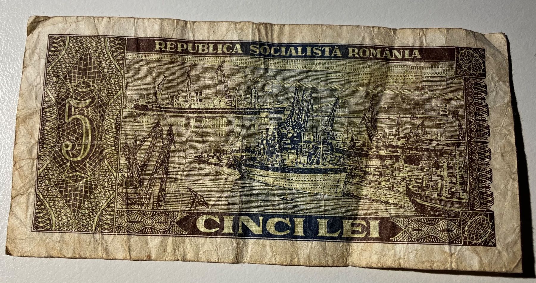 Banconote: Rumänien 5 Lei 1966 – Usato da Algetshausen venduto da Carrhard 1