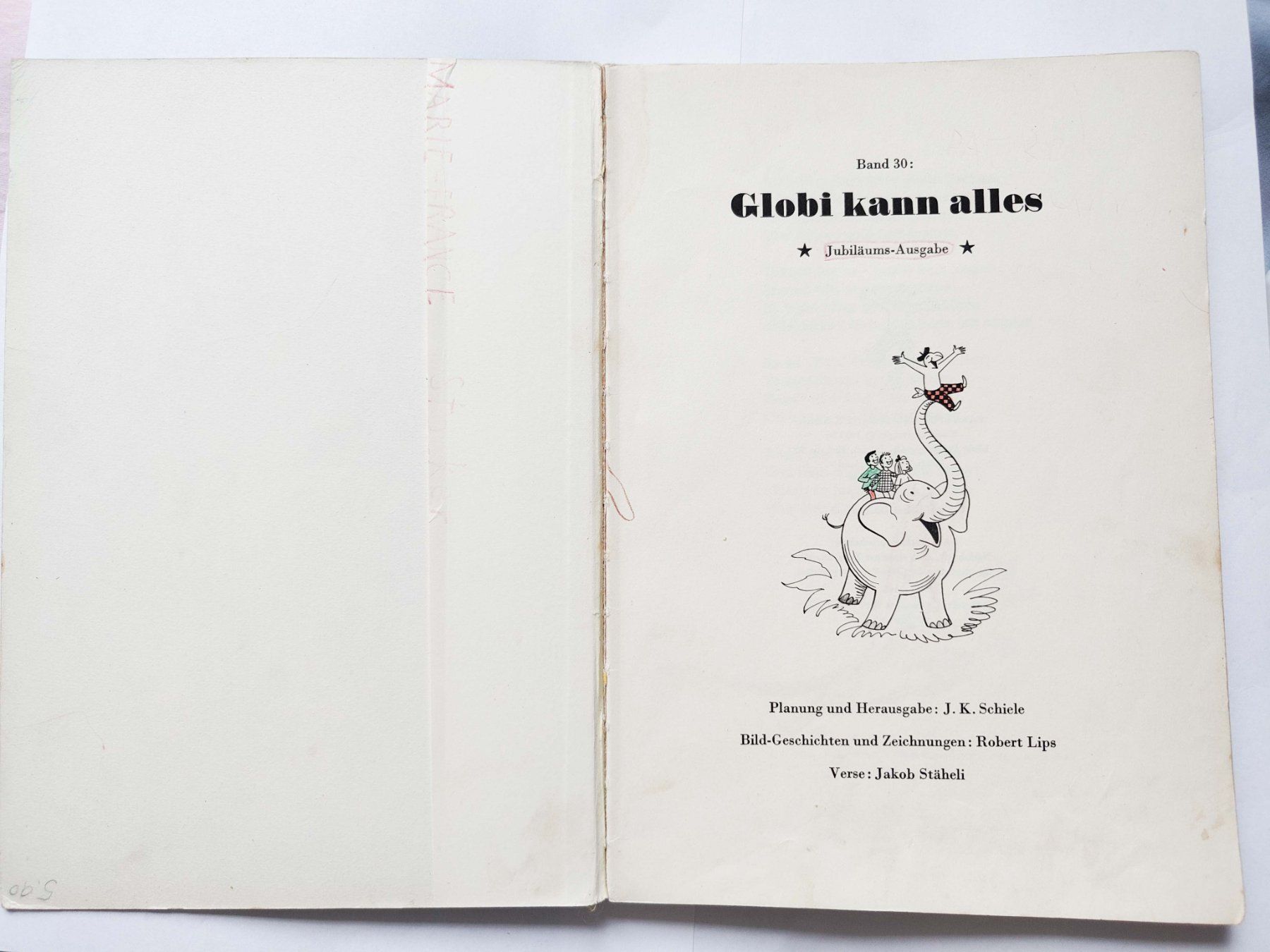 Fumetti: Globi kann alles. 1.Auflage – Usato da Basel venduto da Sweet-Yarns01 2