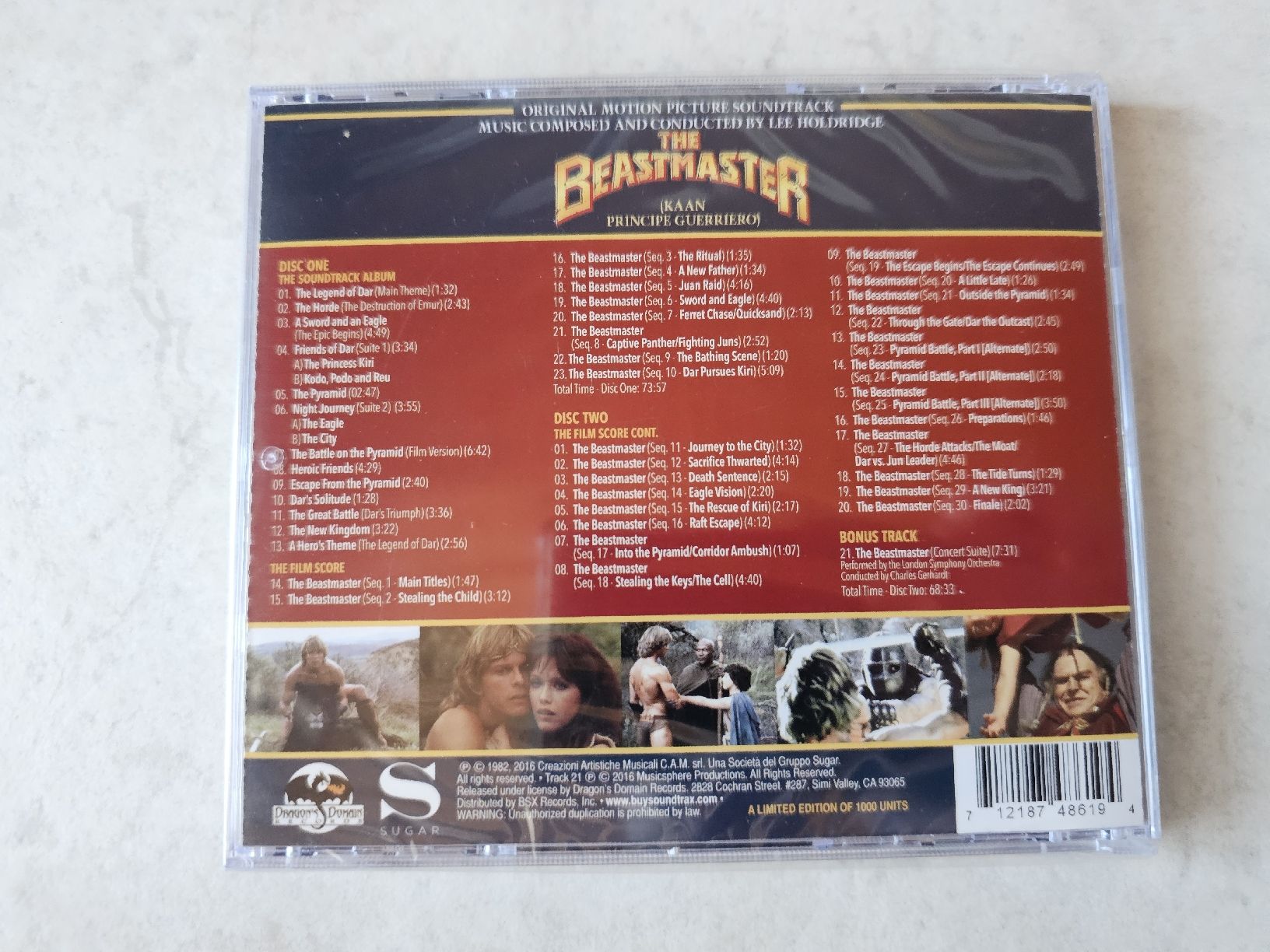 CD: The Beastmaster  -  Lee Holdridge / 2 CD Fabrikneu – Nuovo e nell'imballaggio originale da Schneisingen venduto da backstore24 1