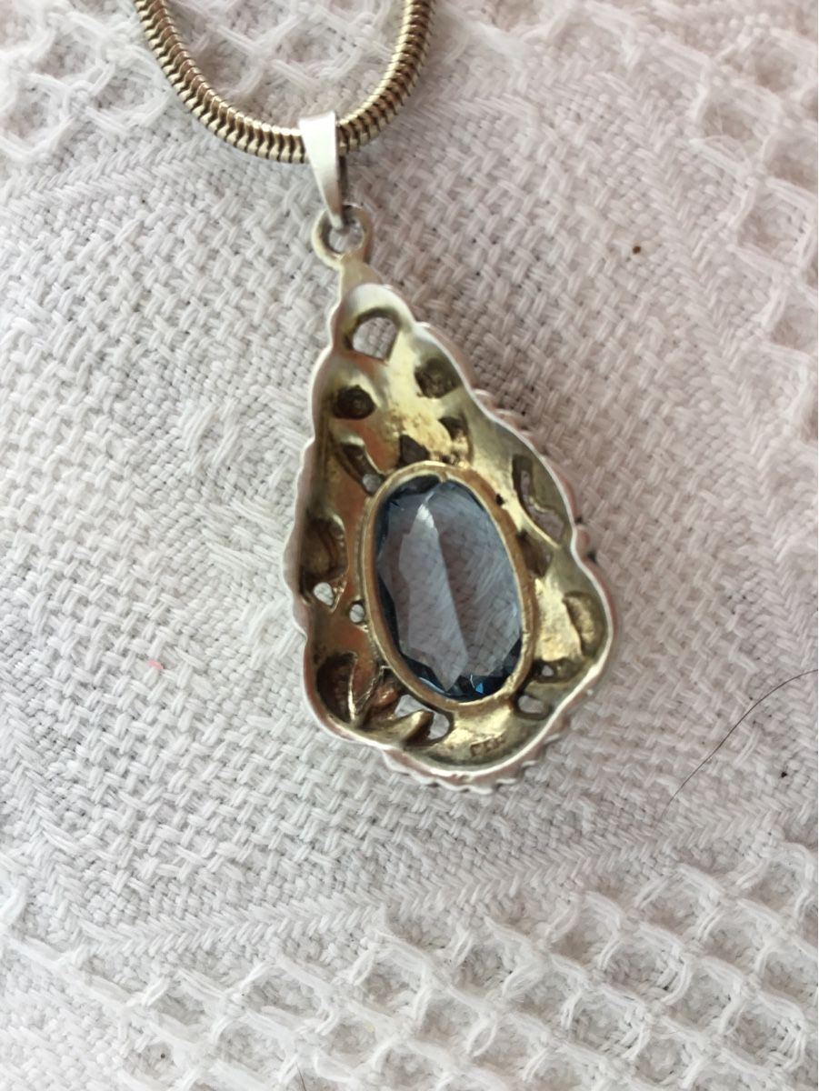 Ciondoli: Antiker Anhänger mit Kette beides Silber – Usato da St. Gallen venduto da chamilla 5