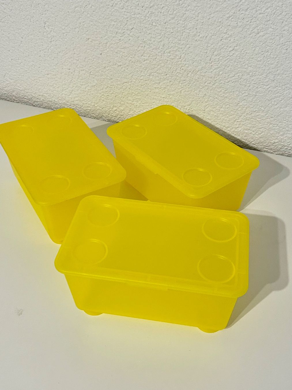 Ikea Contenitori & Simili: IKEA / 3 x GLIS Small Box (gelb) – Usato da Dietlikon venduto da corou_2022 1