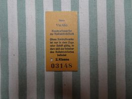 Bahnbillett BERN Kontrollmarke zu Kollektivbillett - M269