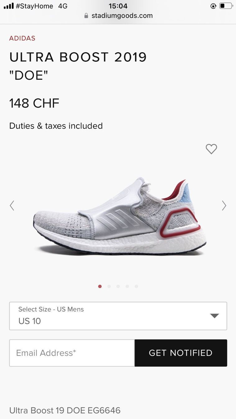 Adidas Scarpe da uomo: Adidas Ultraboost 19 DOE Shanghai – Nuovo e nell'imballaggio originale da Weisslingen venduto da Espenmoos79 6