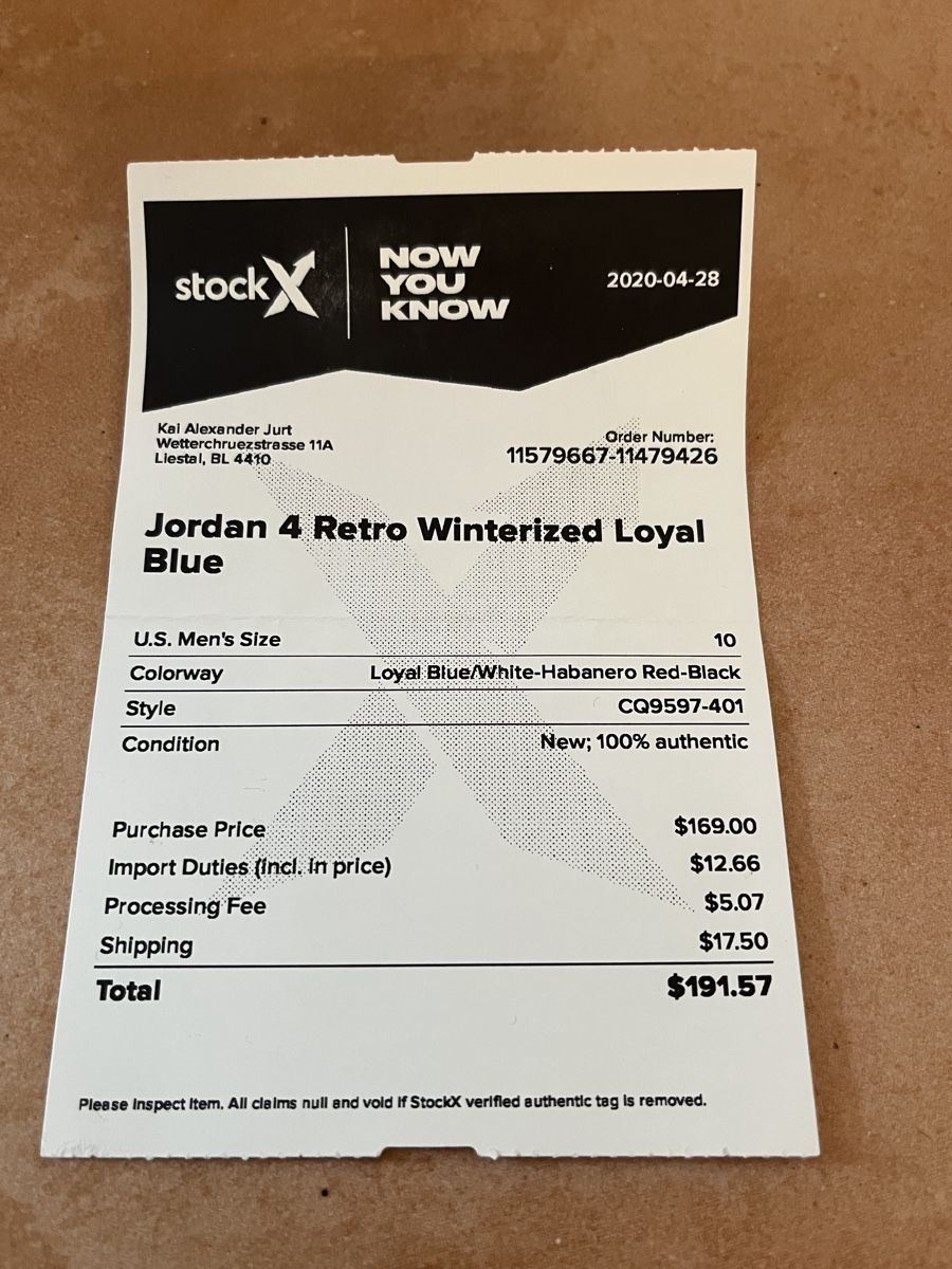 Scarpe da uomo: Jordan 4 Retro Winterized Loyal Blue, Grösse 44 – Usato da Lupsingen venduto da sil_l6wg 4