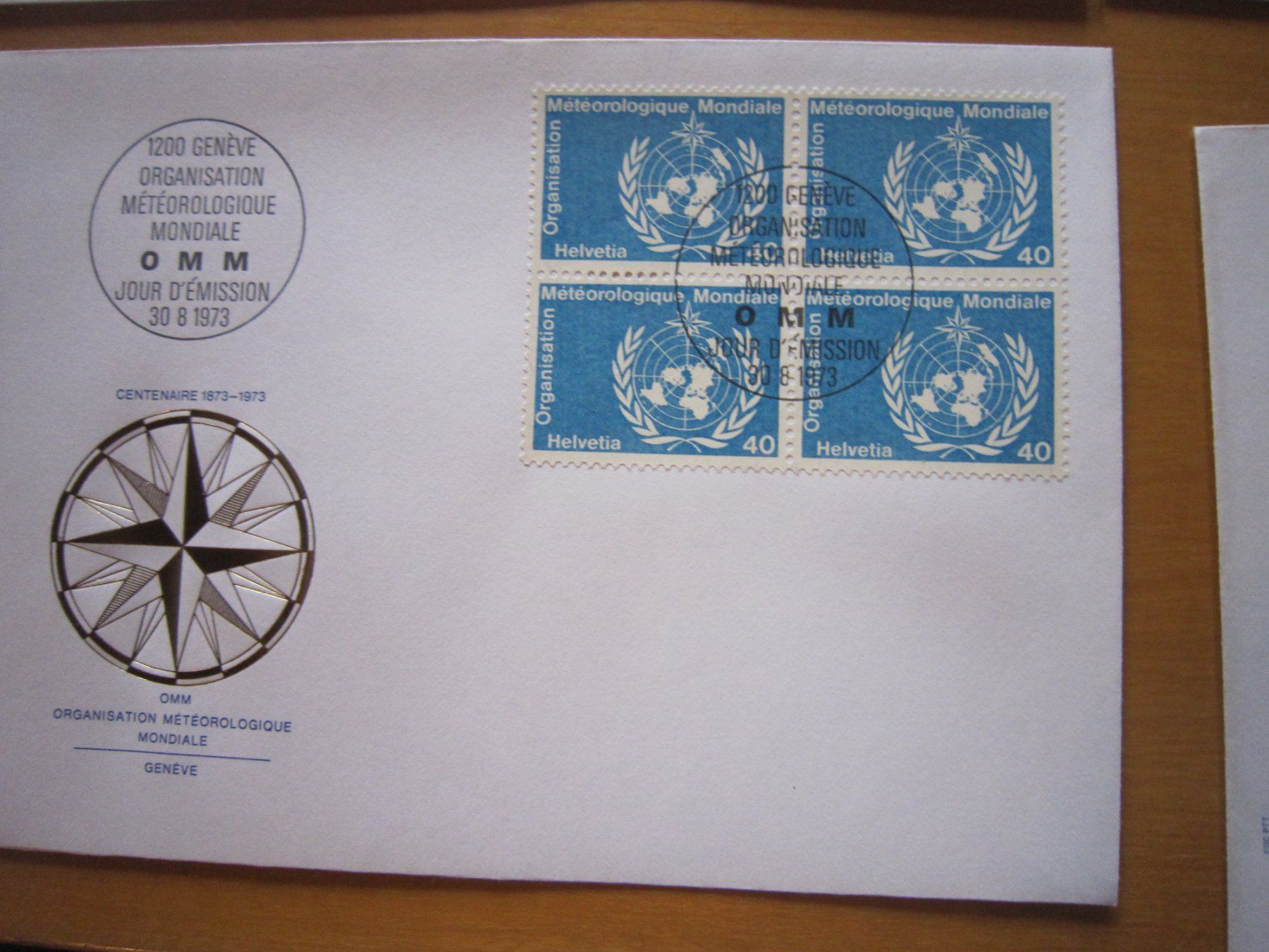 Tutti i francobolli: GA 1973 FDC Serie Einzeln und 4er – Usato da Gordola venduto da Polentaefung 4