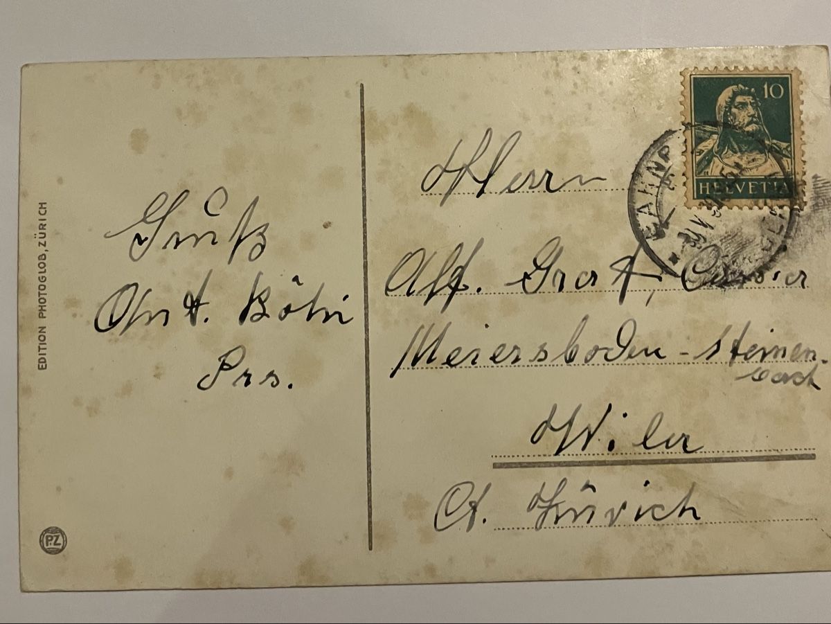 Cartoline postali: Ansichtskarte: Linthal, Glarner Alpen – Usato da Bauma venduto da Baumer71 1