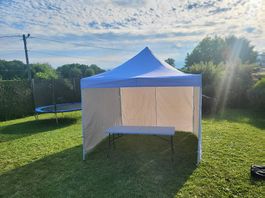 Stand complet tente pliable de marché 3x3m hyper imperméable