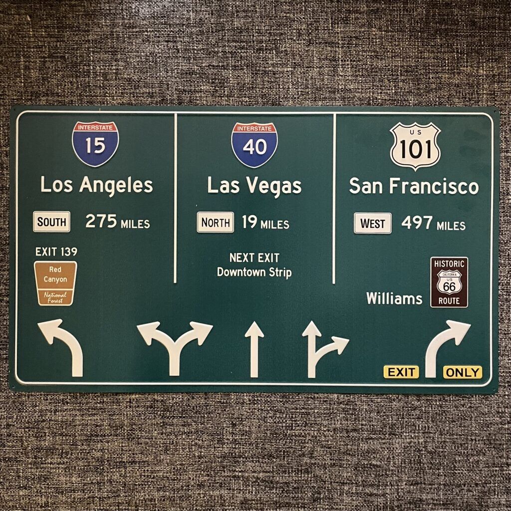 Schilder: Roads Schild Metal Art – Neu (gemäss Beschreibung) aus Schwyz von rs-trend