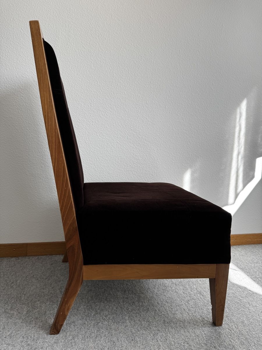 Poltrone: Sessel braun Samt Holz Rahmen – Usato da Zollikofen venduto da Comcast 5