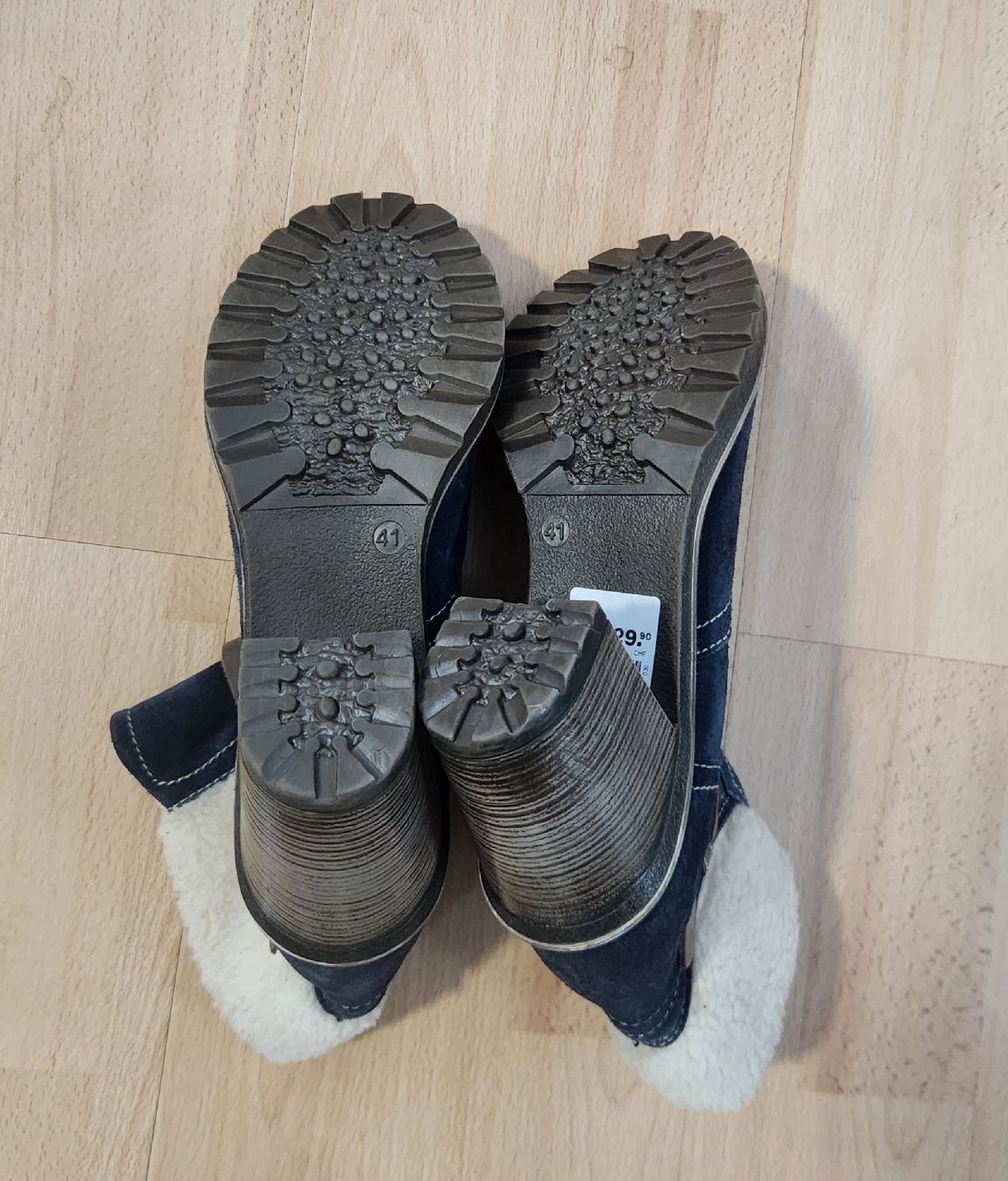 Tamaris Damenschuhe: Bottines Daim  Tamaris bleu fourrées taille 41  – Gebraucht aus Niedergösgen von Eva2410 4