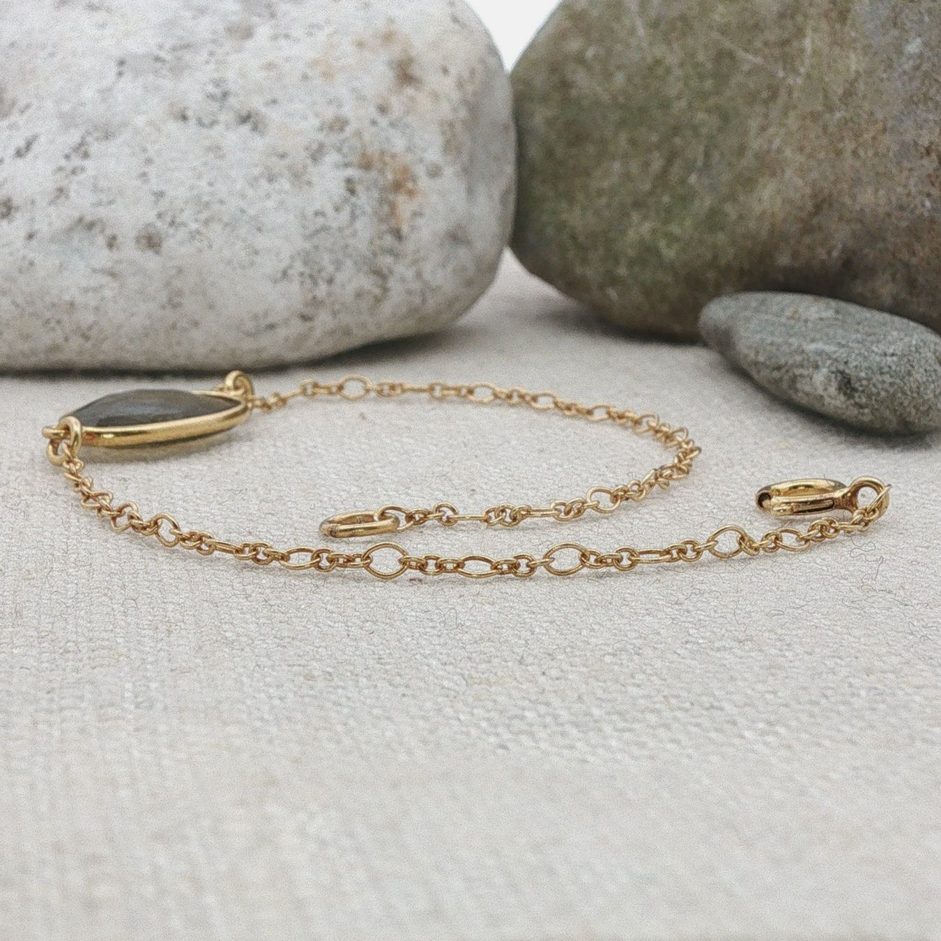 Bracciali & Braccialetti: Silberarmband by Olga Ribler Labradorit – Nuovo (secondo la descrizione) da Luzern venduto da Schmuckoutlet 1