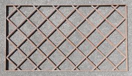 Fenster-, Trenn-Gitter, 1'264 x 694 mm, gelocht