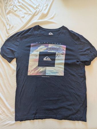 Quiksilver T-Shirt Herren Dunkelblau Grösse S Regular Fit