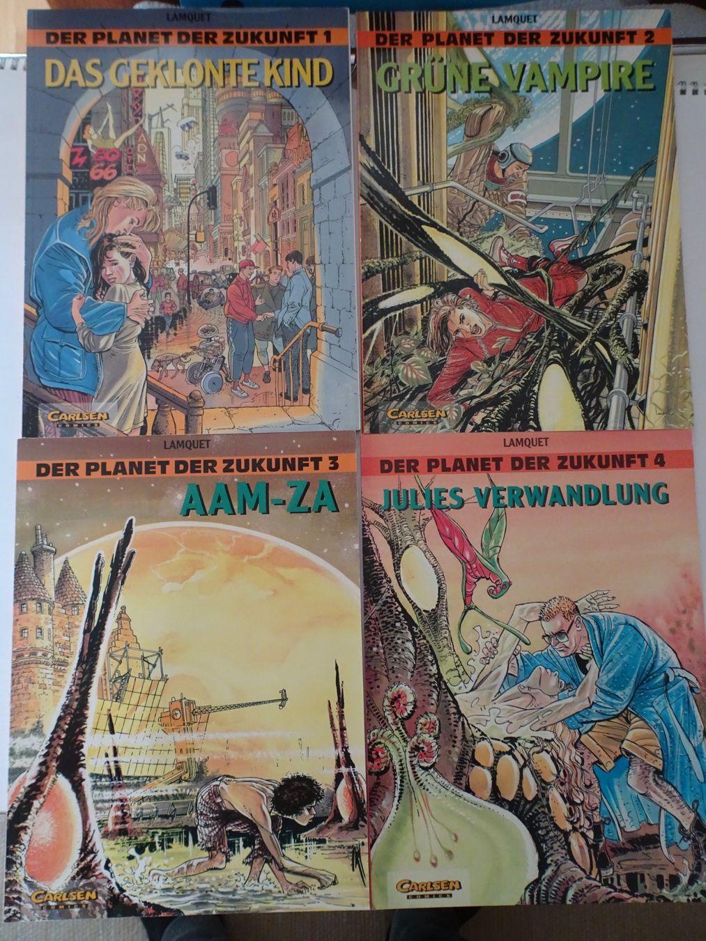 Fumetti: Lamquet - Der Planet der Zukunft 1-4,  SC – Usato da Schönenwerd venduto da schnitzunddrunter