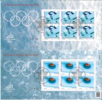 2 Kleinbogen Olympische Winterspiele2006 (Ersttag)
