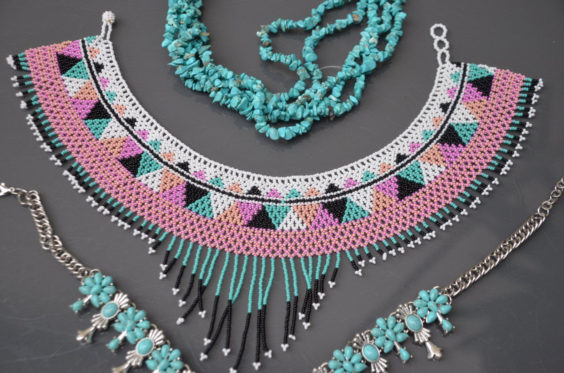 Catenine: 3 Halsketten /  3 colliers – Usato da Collonges venduto da arashee 4
