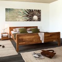 Holzbett Massivholz Doppelbett Modern Gut Zustand