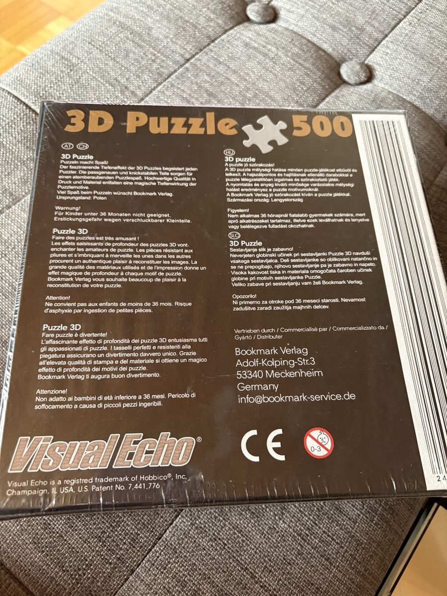 Puzzles: 3D Puzzle Neu und OVP – Neu und originalverpackt aus Stäfa von Louder85 1