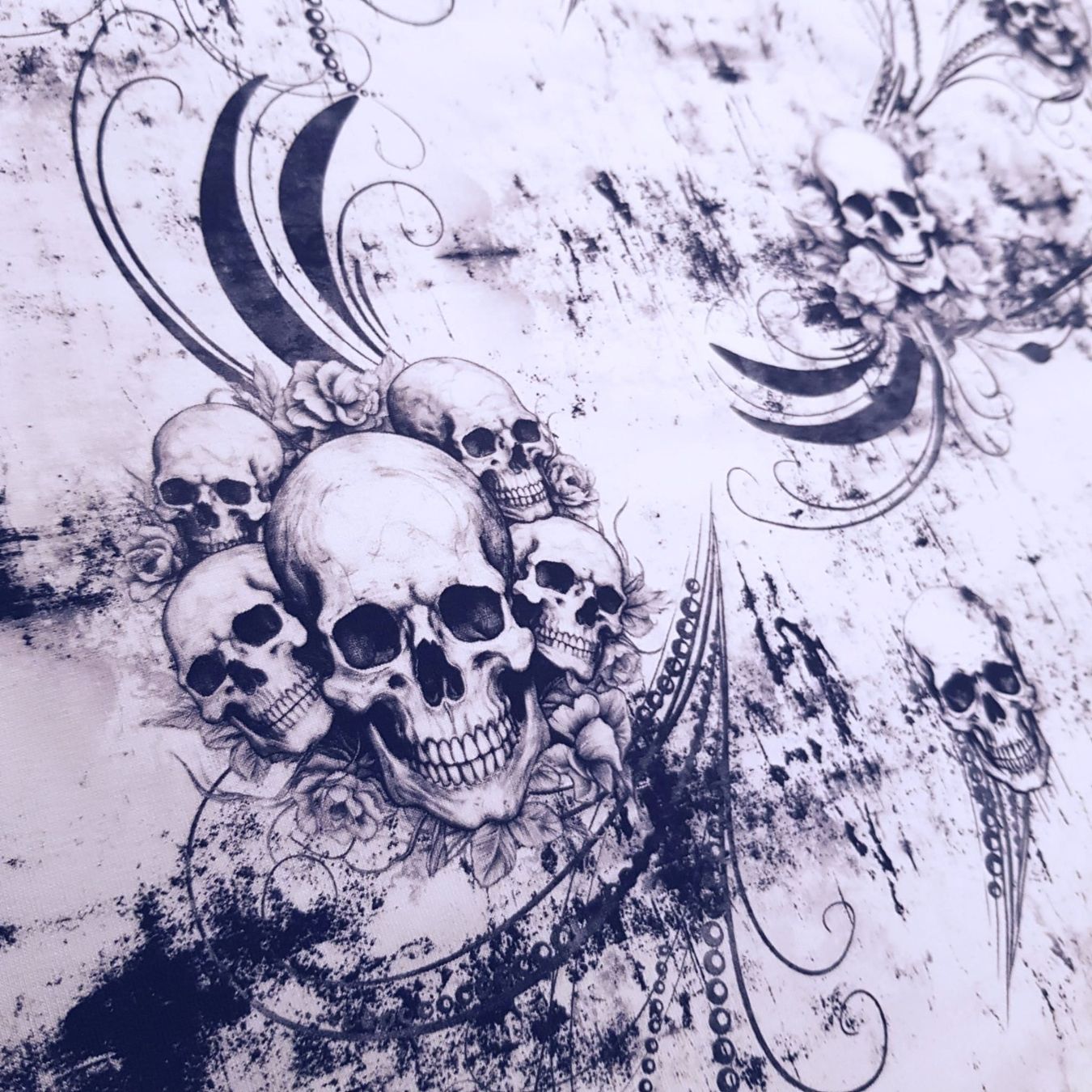 Tessuti: Jersey "Winterdemons" Totenkopf Stoff je m – Nuovo e nell'imballaggio originale da Wiesenberg venduto da mountain-merch 4