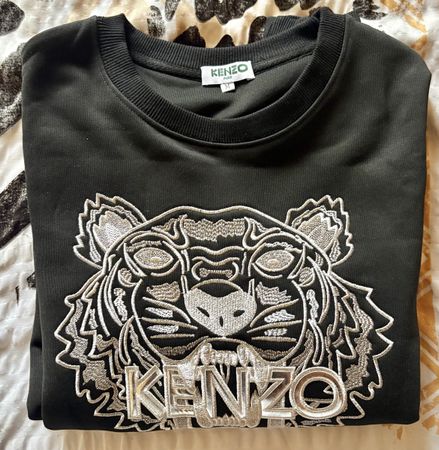 Pull Kenzo Tigre Noir Taille M - Neuf