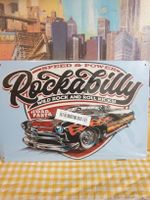 Rockabilly Blechschild, Vintage Style, Neu, 30x20cm!