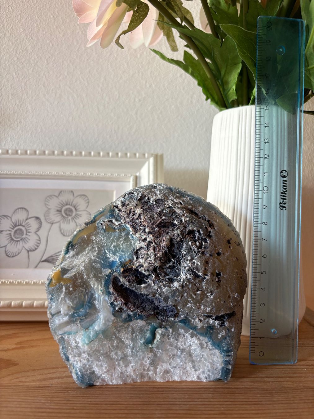 Minerali & Pietre curative: Achat Kristall-Geode Türkis einzigartiger Edelstein – Usato da Chur venduto da smart.shopper 8