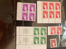 Frankreich 1978 Lot Sabinerin Einheiten postfrisch