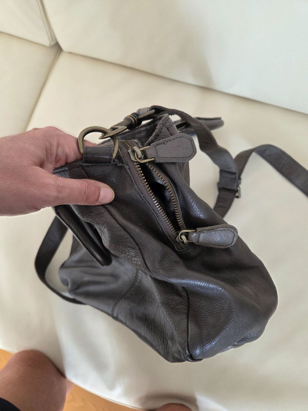 Liebeskind Borse da donna: Liebeskind Ledertasche mittelgrau – Usato da Oberkirch LU venduto da aimee2010 4