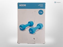 KOOR Kurzhanteln 2x 3.0 Kg