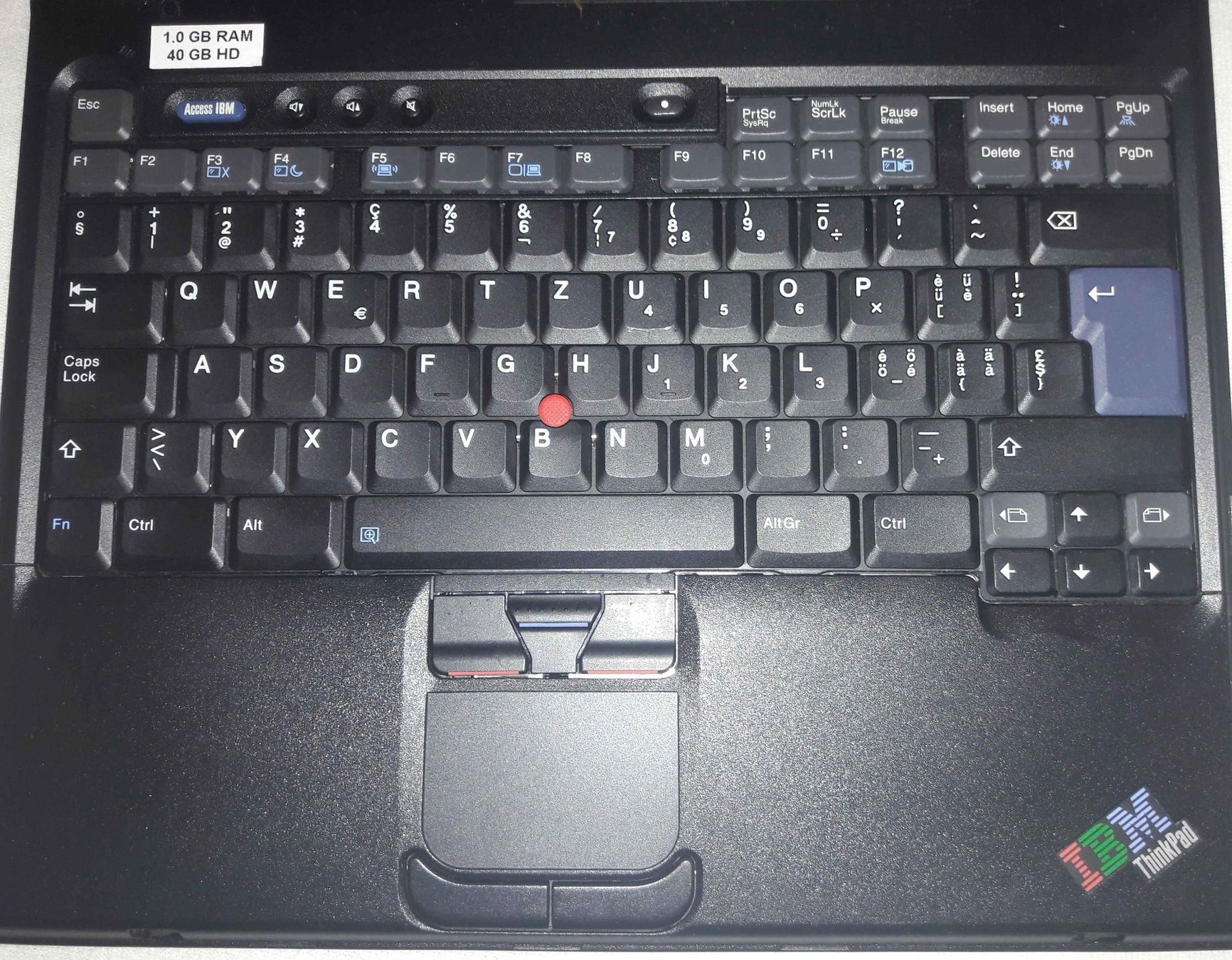 IBM Notebook: IBM T40, 1.0GB RAM, 40GB HD, Win XP Pro – Usato da Neftenbach venduto da Cbauma1 1