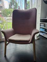 IKEA VEDBO Sessel, Farbe: Gunnared hell braunrosa