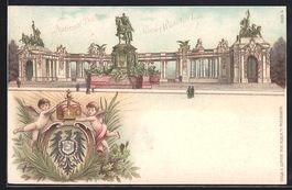 Litho Berlin, National Denkmal Kaiser Wi