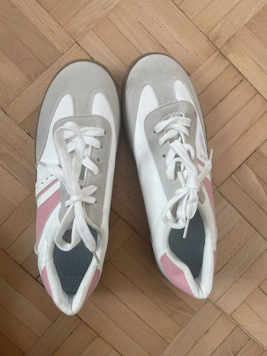 Scarpe da donna: Damen Sneaker weiss rosa – Nuovo (secondo la descrizione) da Luzern venduto da Kim037 1