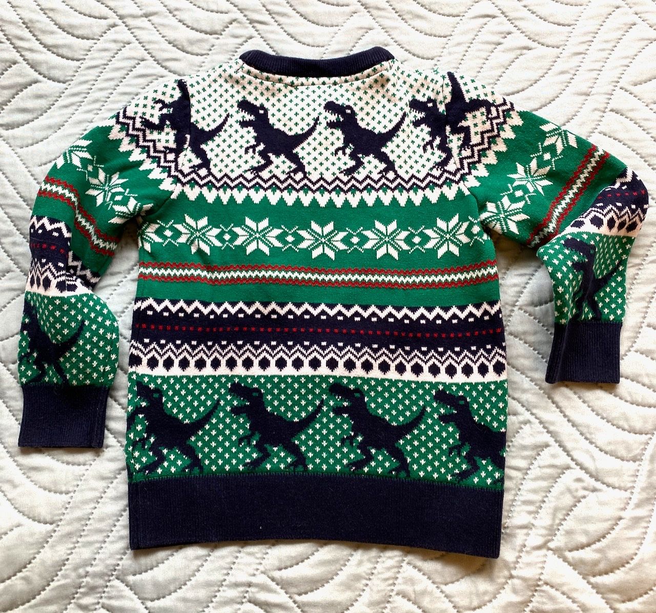 C&A Pullover & Sweatshirts: Knaben Dino Winterpullover in Gr. 110, 100% Baumwolle – Neu (gemäss Beschreibung) aus Uster von ros_pym8 1