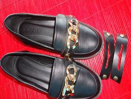 Lascana Slipper, Halbschuh mit auswechselbarem Band, Vegan