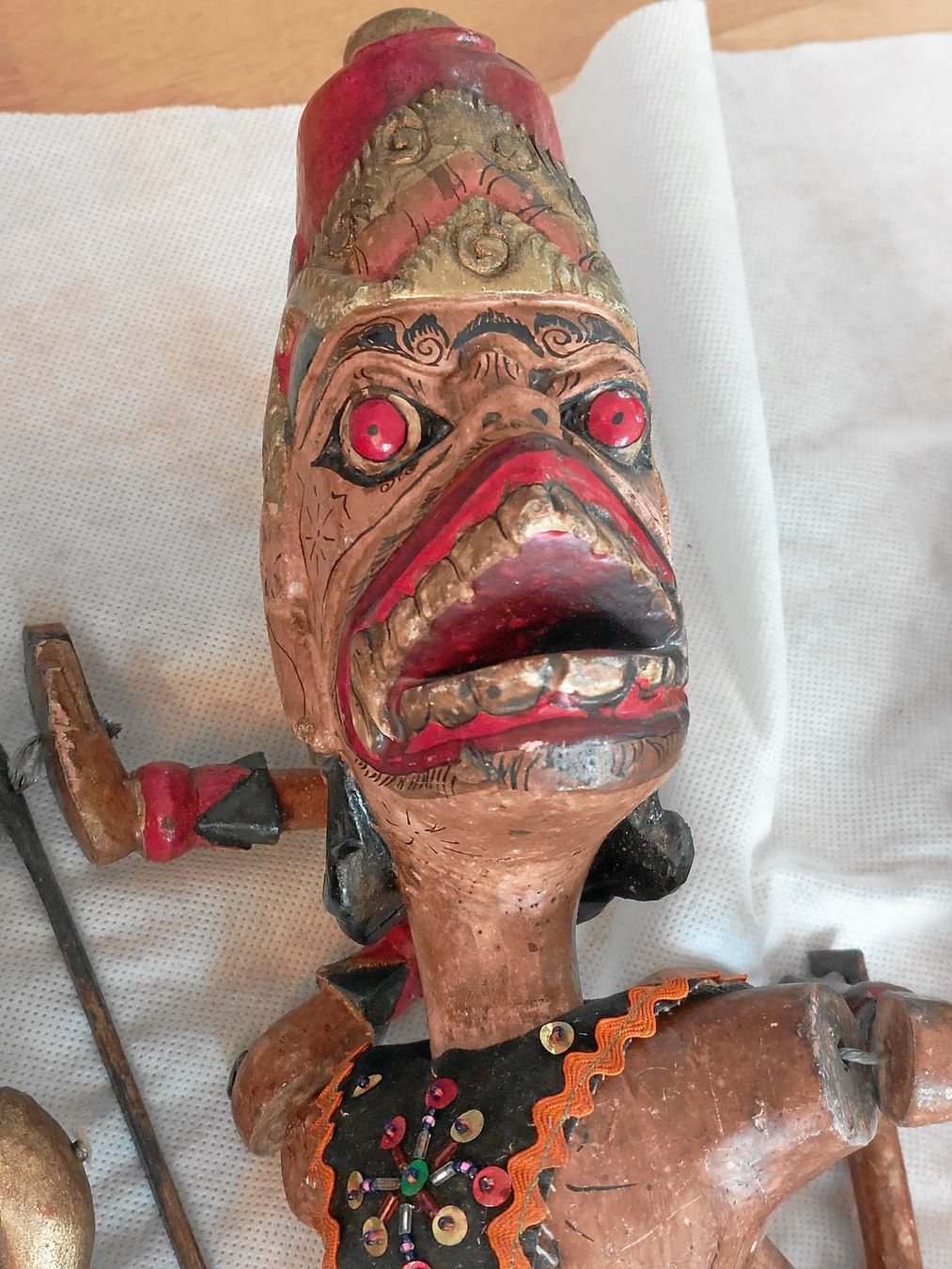 Puppen: 10 Original Wayang Golek Stabpuppen aus Java, Indonesien. – Gebraucht aus St. Gallen von Aerodoc2 4