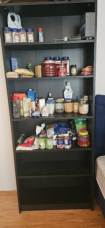 Scaffali: IKEA Schwarz gefärbt, modulares Regal oder Bibliothek  – Usato da Enggistein venduto da onu_7c28 1