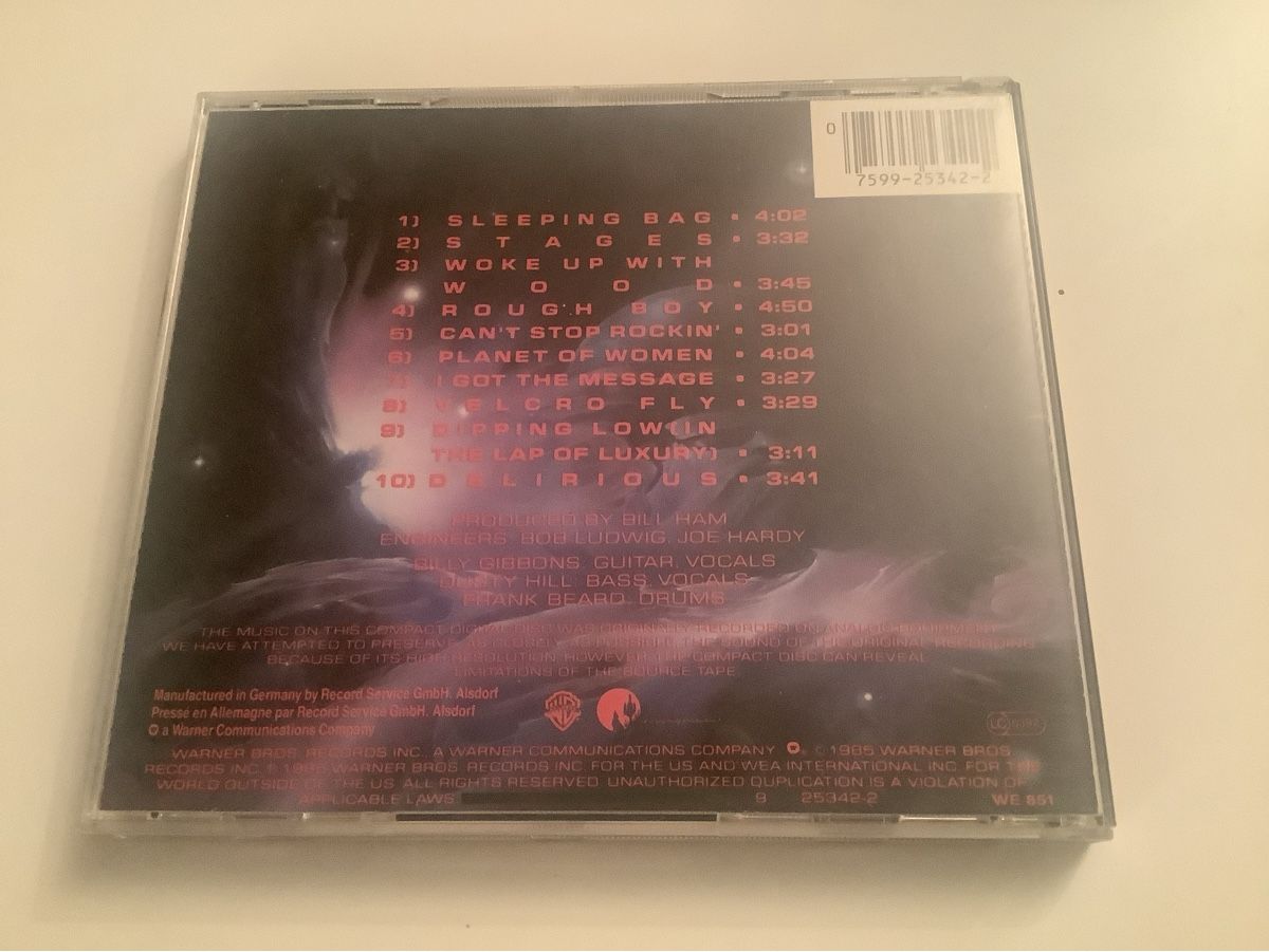CD: ZZ Top / Afterburner / 1985 – Usato da Dübendorf venduto da Shreck 1