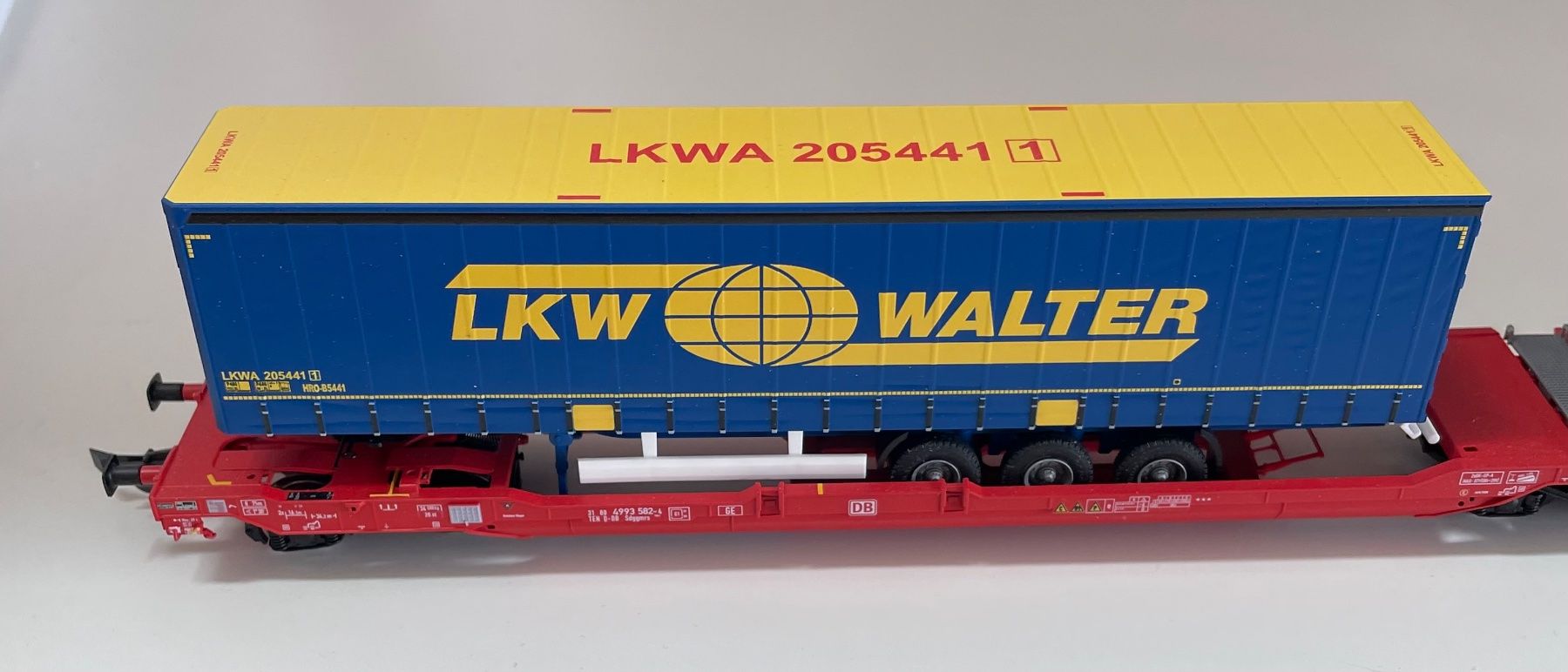 Roco Modellini di ferrovie: Roco 77385.B LKW Walter Doppeltragewagen DB – Nuovo (secondo la descrizione) da Blumenstein venduto da Ritschi 3