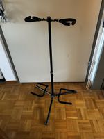 Stabiler Gitarrenständer für 2 Gitarren, Schwarz, Top Zustan